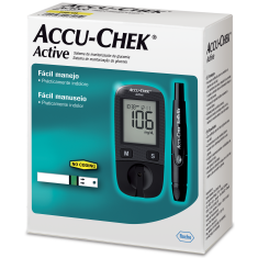Accu-Chek Active Kit (1 monitor, 1 lancetador, 10 lancetas e 10 tiras)